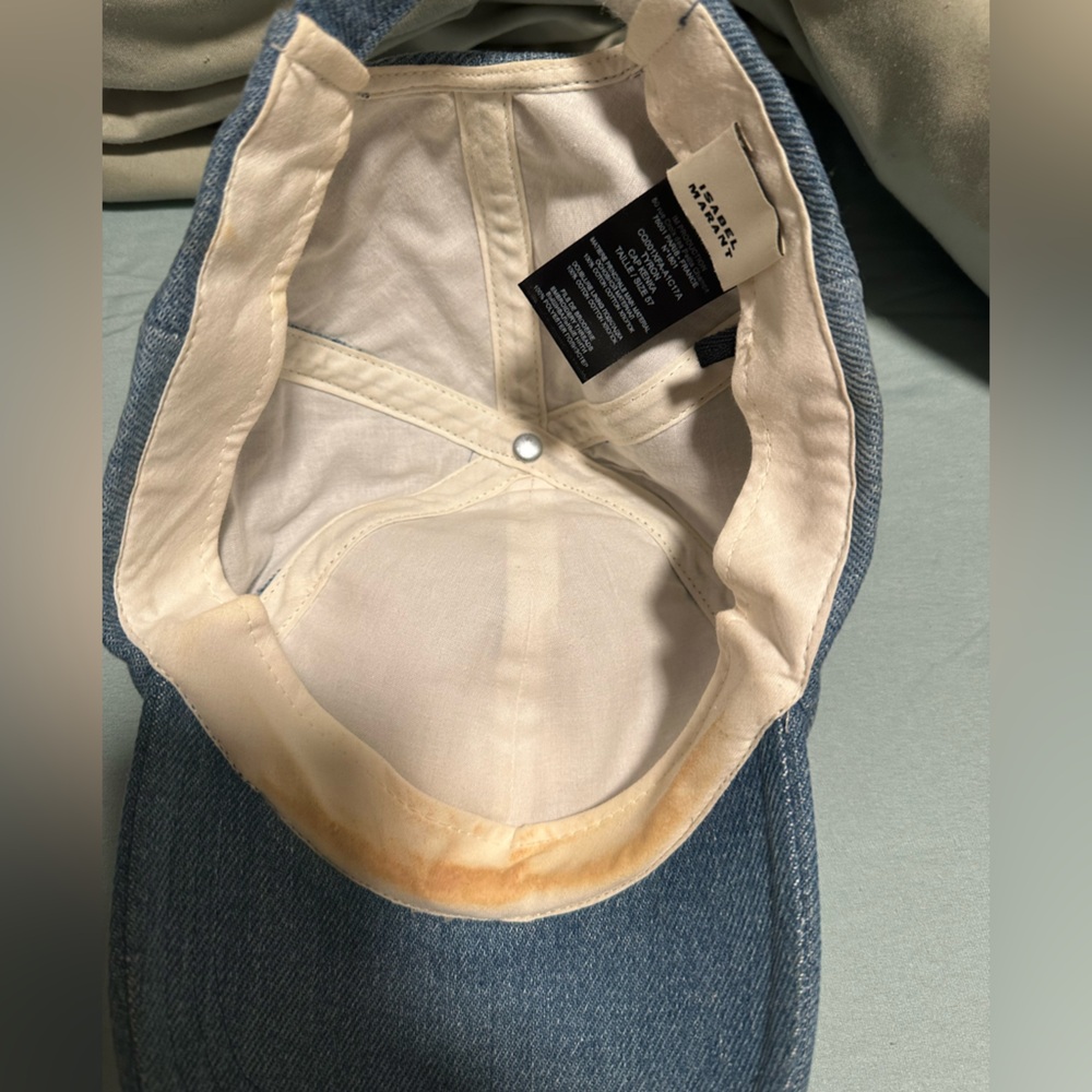 Isabel Marant Blue Denim Cap - Picture 4 of 4